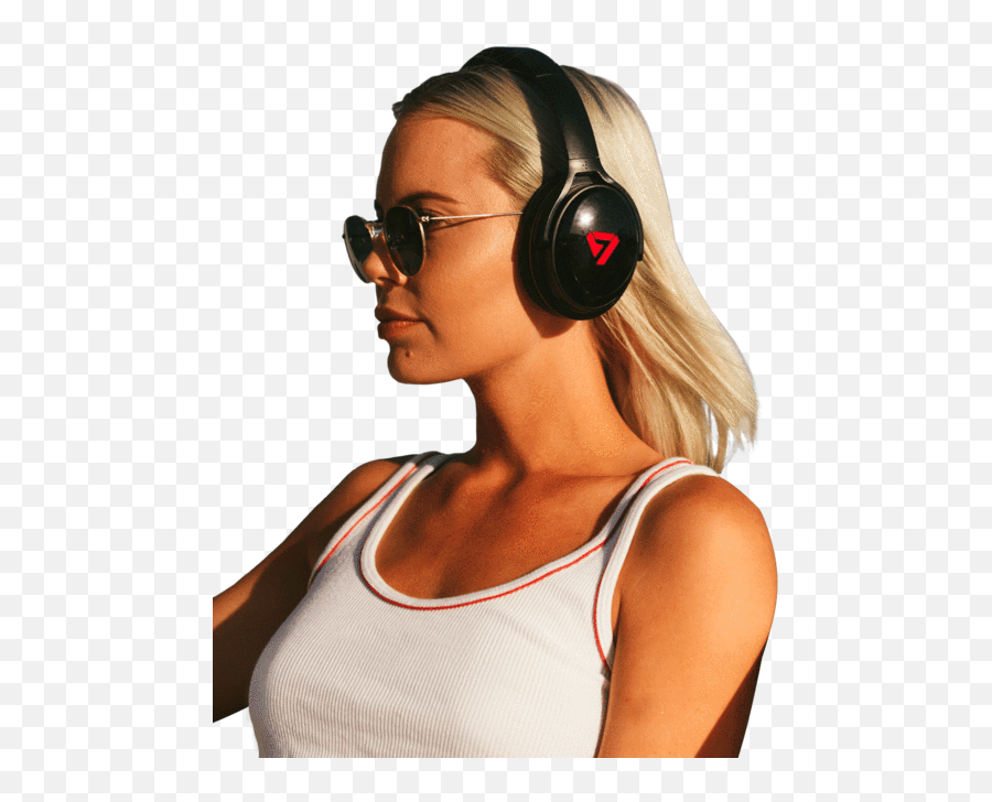 Svn Sound Neon Bluetooth Headphones Express Yourself - Headphones Woman Png Transparent Emoji,Headphones Png