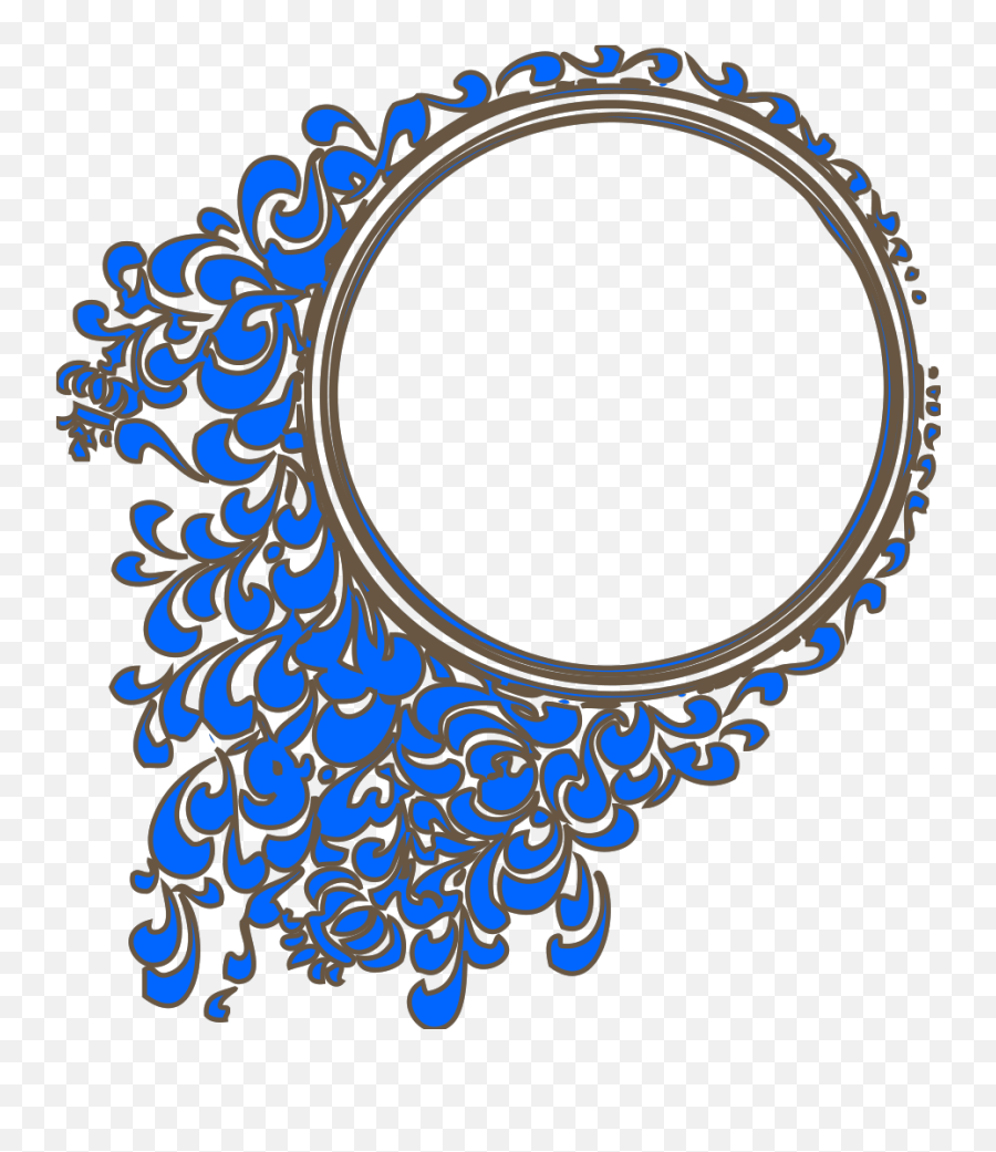 Oval Frame Png Svg Clip Art For Web - Download Clip Art Royal Blue Border Wedding Background Emoji,Oval Frame Png