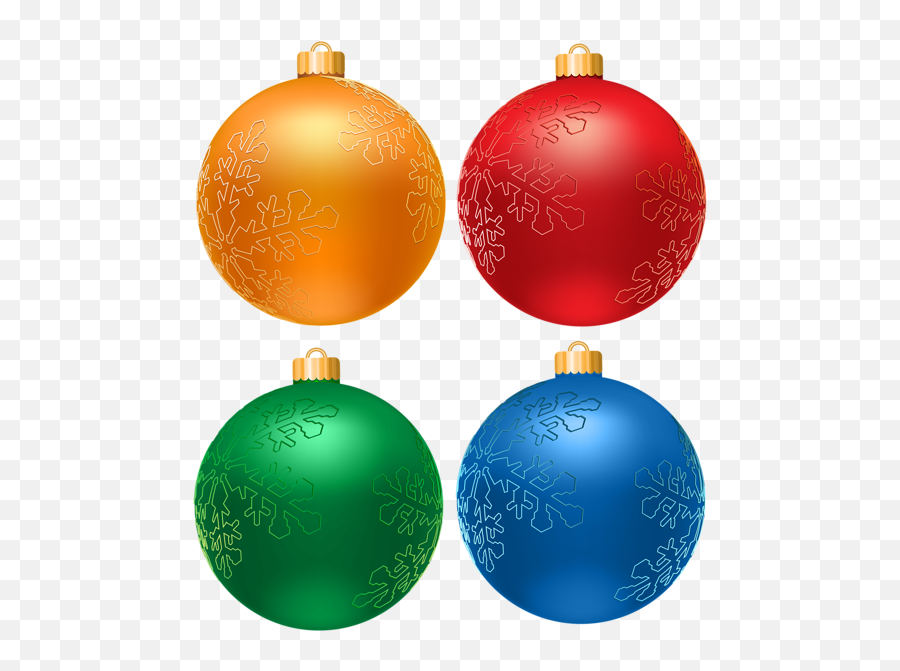 Christmas Balls Baubles - Esfera Naranja Navideñas Png Emoji,Christmas Transparent Background
