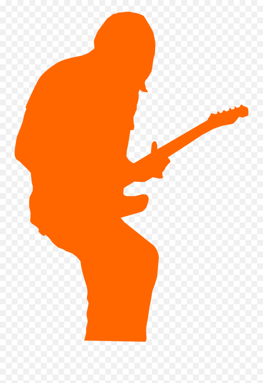 Guitarist Rock Png Clip Art Guitarist Rock Transparent Png - Rock Guitar Vector Png Emoji,Rock Clipart
