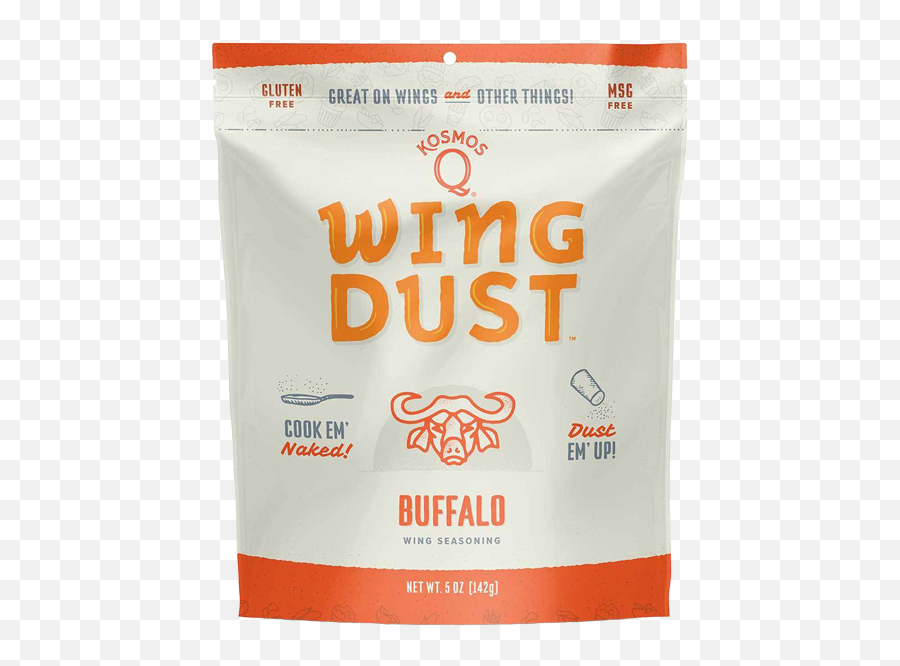 Kosmou0027s Q Buffalo Wing Dust 5 Oz - Kosmos Buffalo Wing Dust Emoji,Buffalo Wings Png