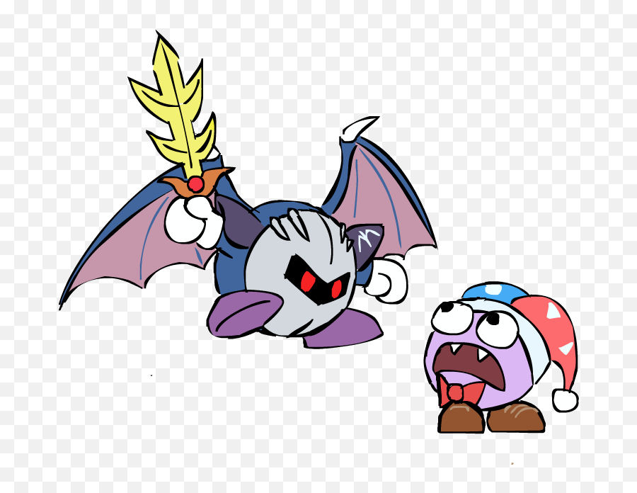 Kirby - Meta Knight Marx Kirby Emoji,Meta Knight Png