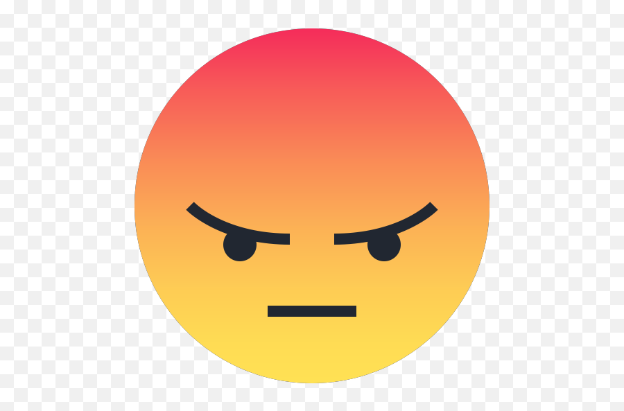 Angry Emoticon Reaction Emoji Sad - Angry Emoji,Emoji Png