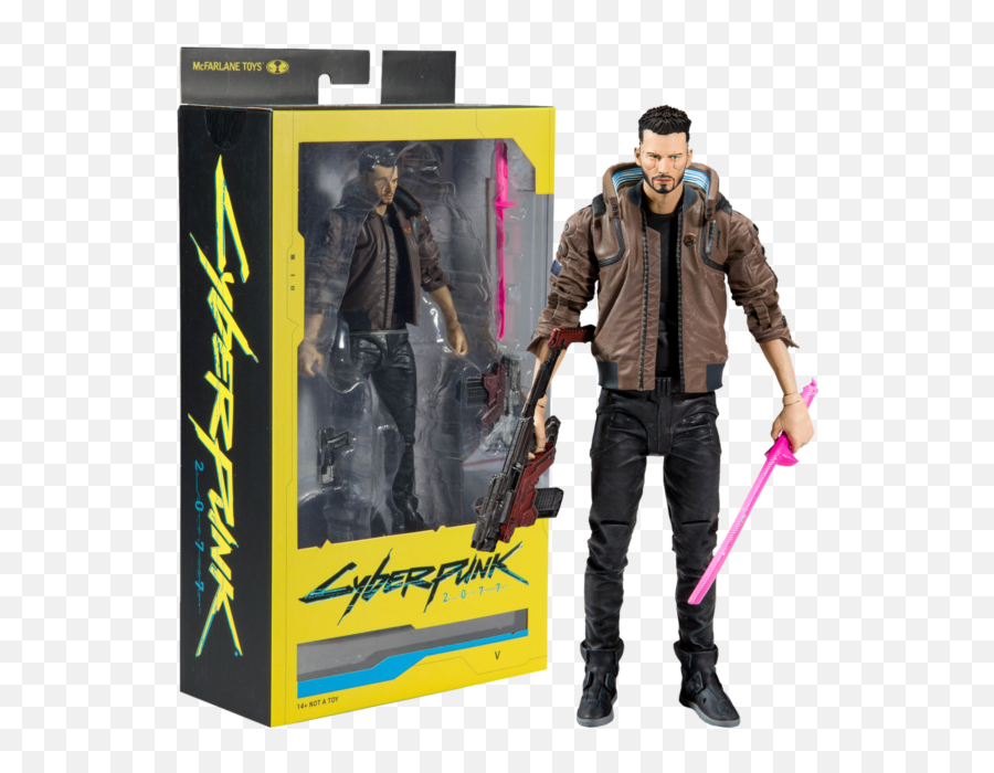 Cyberpunk 2077 Johnny Silverhand 7 Mcfarlane Toys Action Figure Emoji,Cyberpunk Png