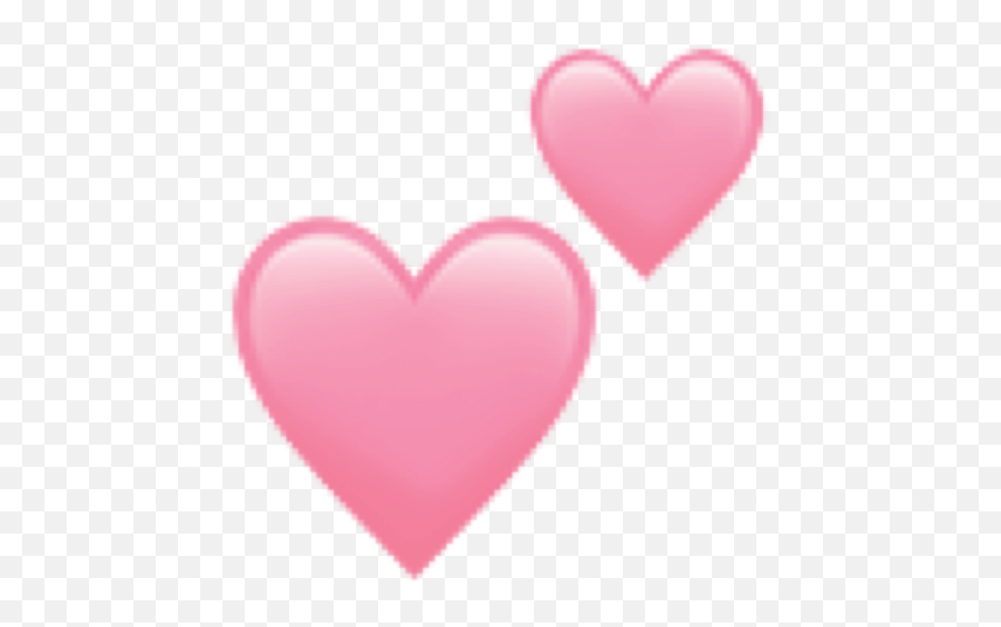 Aesthetic Transparent Background Pink Heart Emoji - Largest,Pink Heart Emoji Png