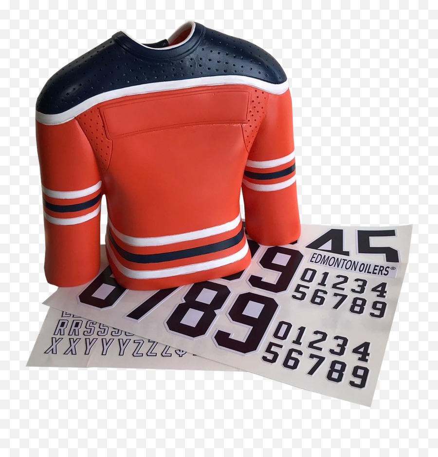 Edmonton Oilers - Nhl Miijersey Mini Jersey Collectible Emoji,Edminton Oilers Logo