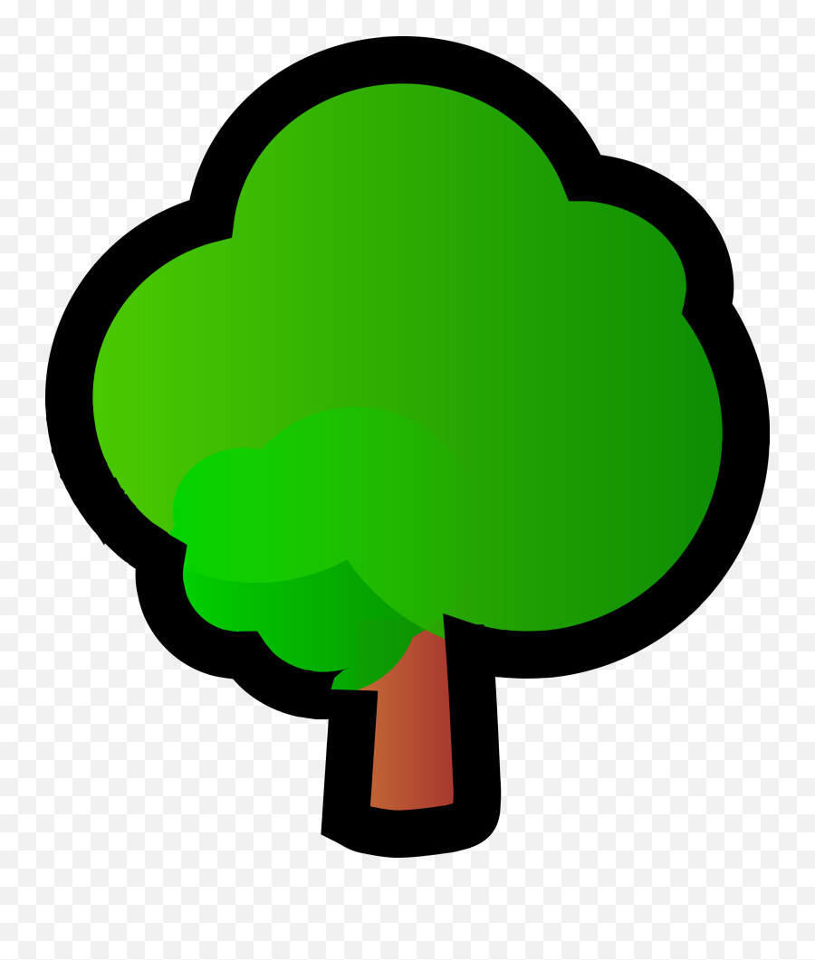 Simple Tree Clipart - Small Tree Clipart Png Emoji,Tree Clipart