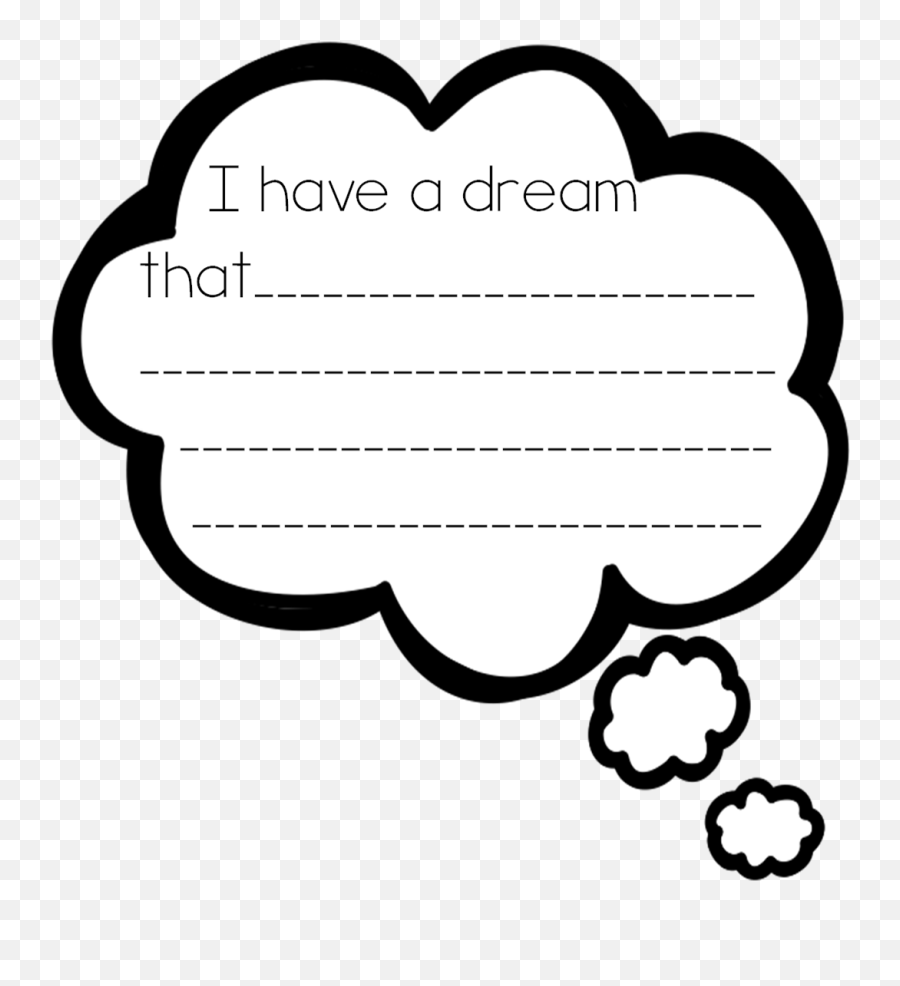 Download Dream Bubble Clipart - Have A Dream Speech Bubble Emoji,Bubble Clipart