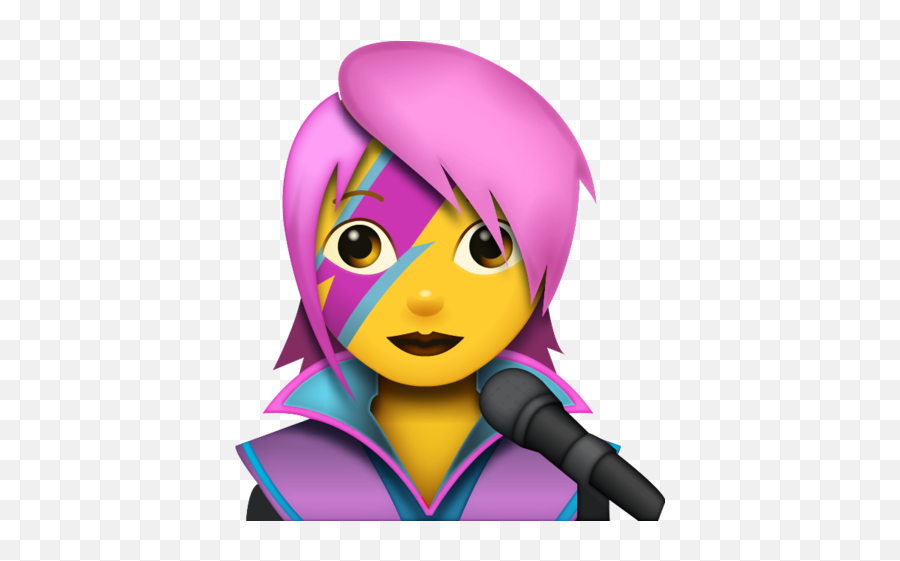 Girl Singer Emoji Free Download All,Singer Png