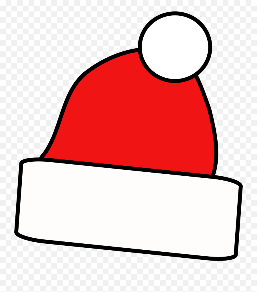 Clipart Baseball Christmas Clipart - Simple Christmas Hat Clipart Emoji,Christmas Clipart