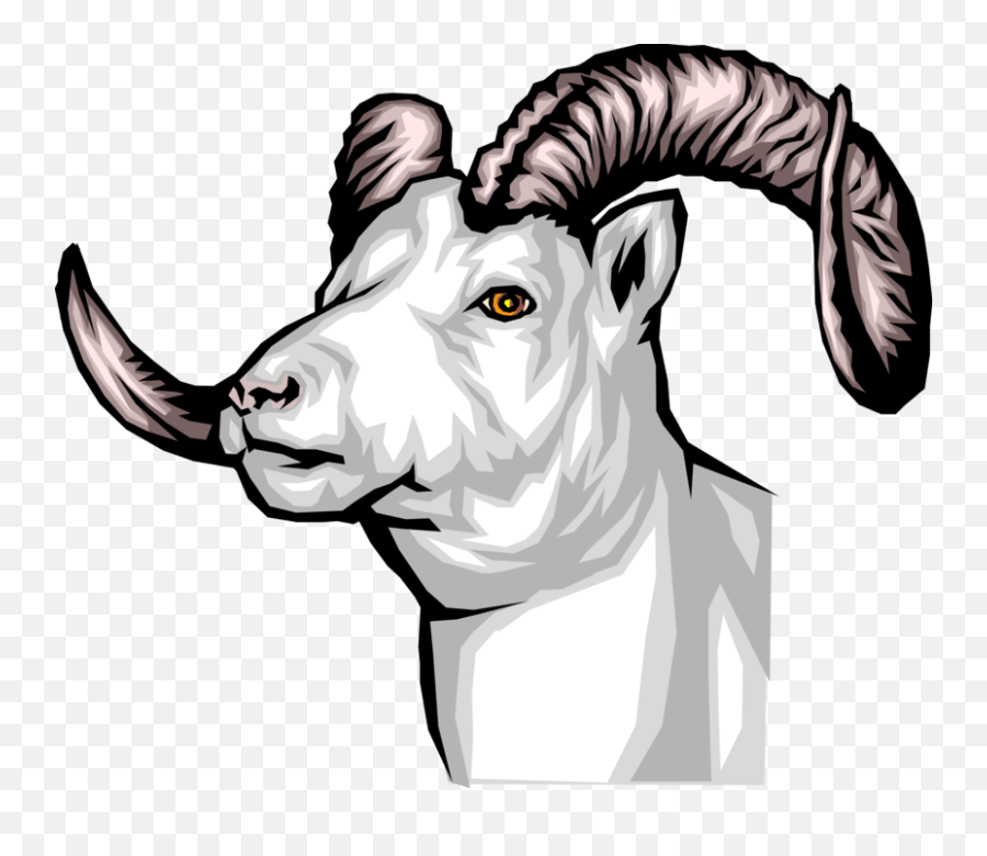 Mountain Goat Royalty Free Vector Clip Art Illustration Emoji,Goats Clipart