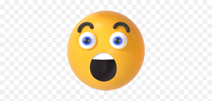 Premium Surprise Emoji 3d Illustration Download In Png Obj,Surprised Png