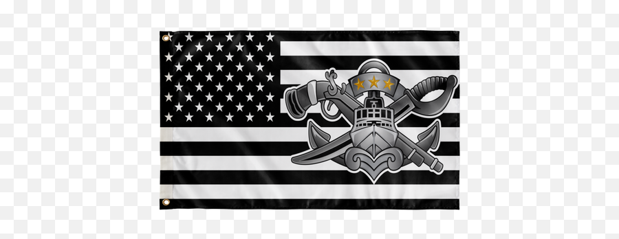 Flag Usa With Swcc Pin Bwcolor U2013 9533 Designs Llc Emoji,United States Clipart Black And White