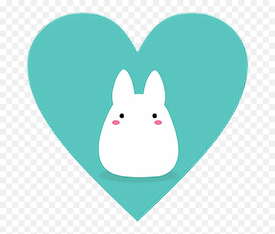 Love Cute Bunny Logo Sticker - Bunny Sticker Png Emoji,Bunny Logo