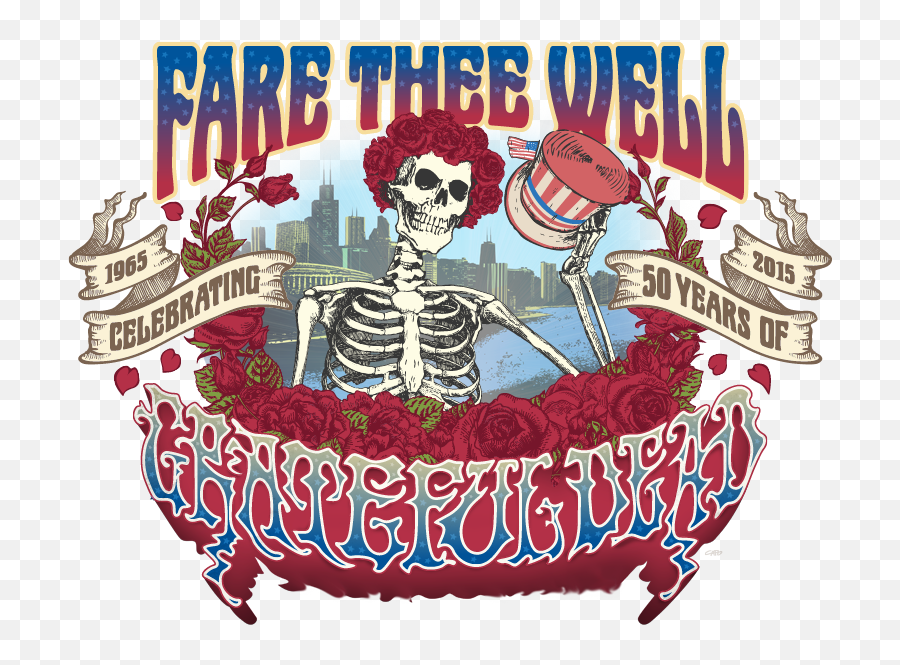 Download Hd Grateful Dead - Grateful Dead Fare Thee Well Emoji,Grateful Dead Png
