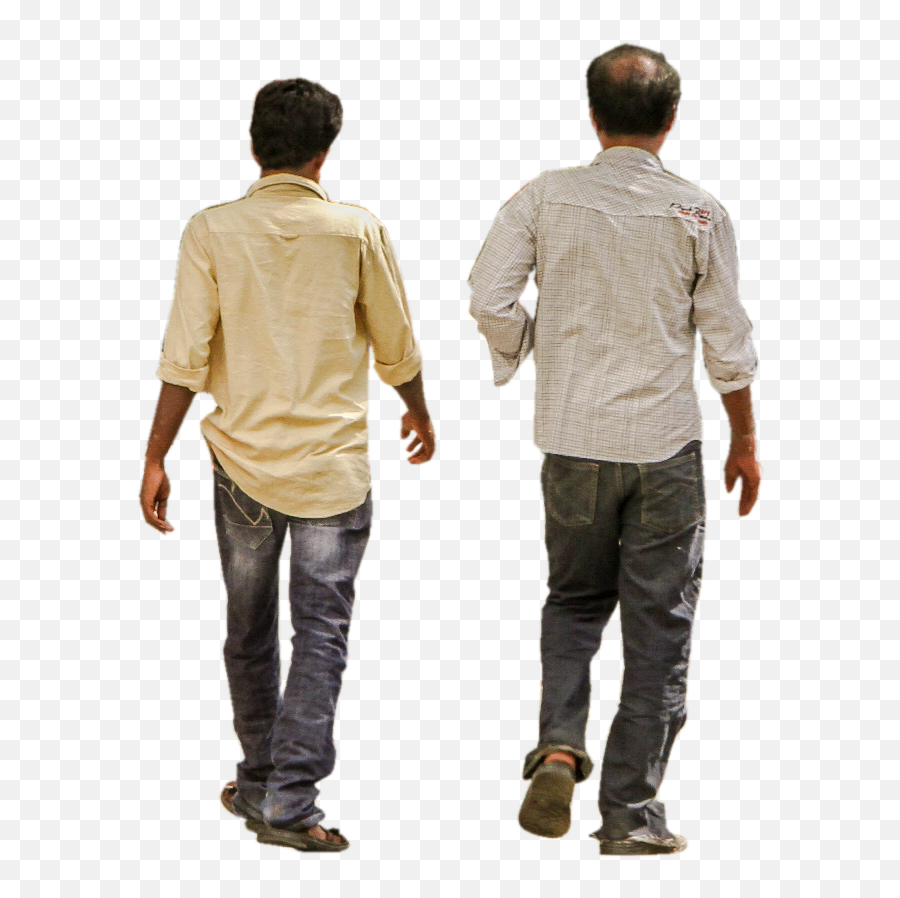 Download Man Men Group Walking Back Friends Formal Urban Emoji,Person Walking Png
