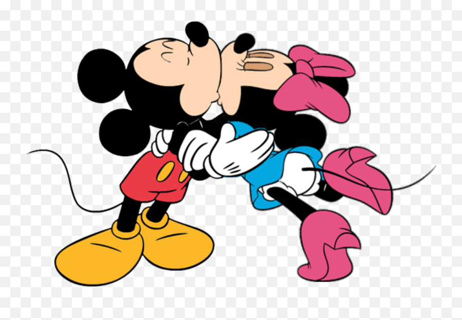 Mickey Mouse X Minnie Mouse Https - Minnie Mouse Y Mickey Mouse Mickey And Minnie Kiss Emoji,Mickey Mouse Transparent