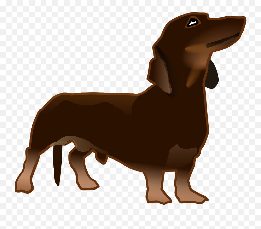 Dachshund Dog Clipart - Dachshund Clipart Emoji,Dachshund Clipart