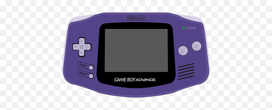 Download Gba - Game Boy Advance Actual Size Emoji,Gameboy Png
