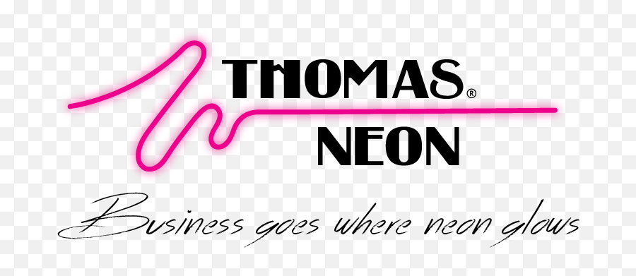 Thomas Neon - Horizontal Emoji,Neon Logo