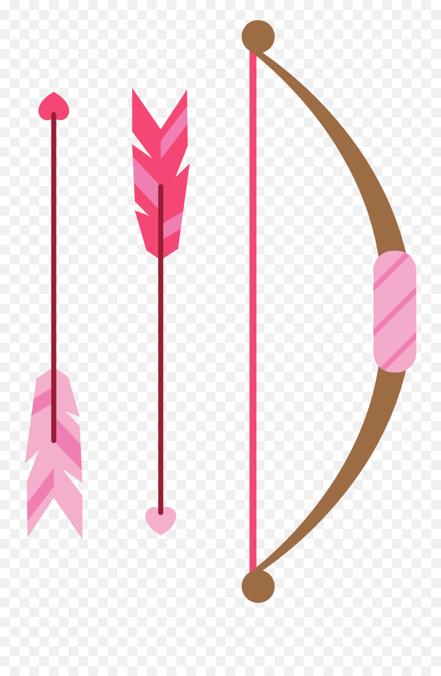 Arrow Feather Clip Art - Arrow With Pink Feather Clipart Pink Feather Arrow Png Emoji,Feather Clipart