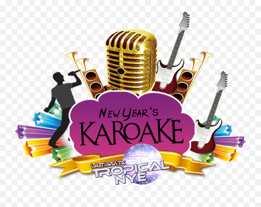 New Yearu0027s Eve Karaoke Experience - Microphone Music Logo Vector Music Logo Png Emoji,New Year's Clipart