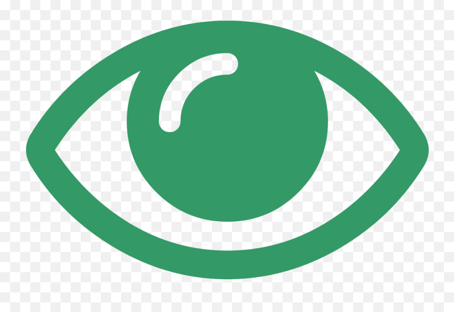 Eye Open Font Awesome Green Emoji,Eye Icon Png