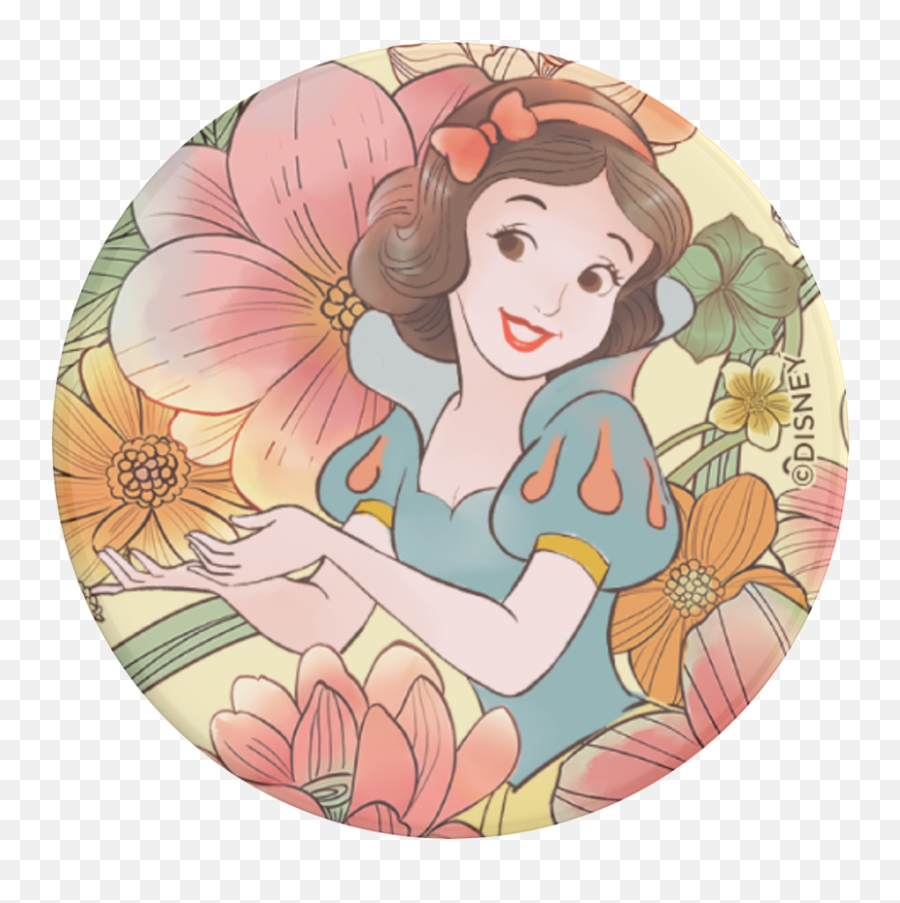 Watercolor Snow White Popgrip Emoji,Snow White Png
