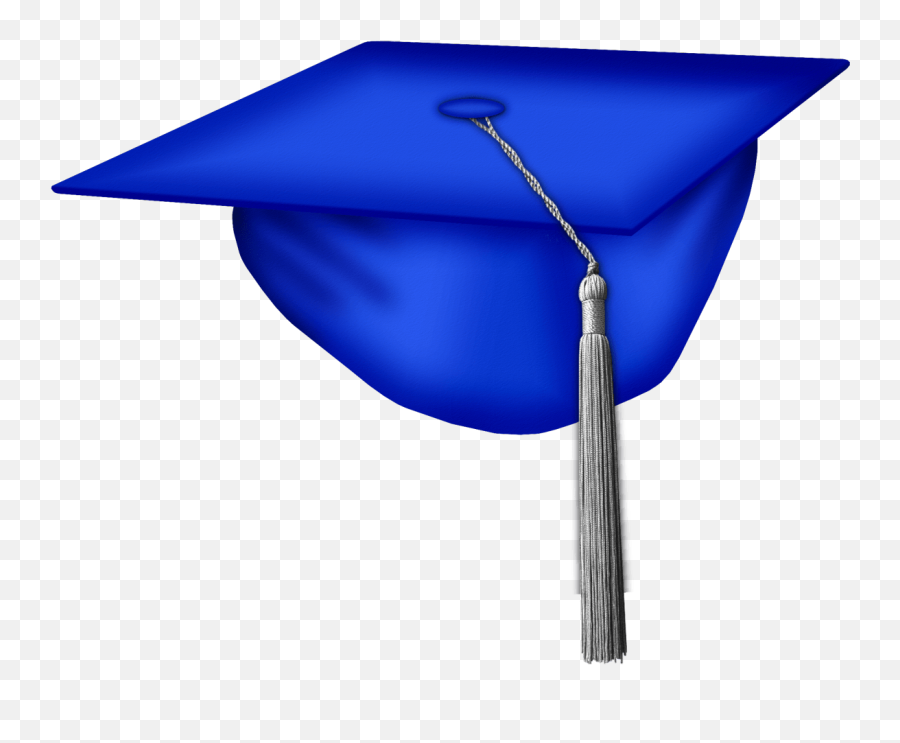 Navy Graduation Cap - Transparent Background Blue Graduation Cap Png Emoji,Graduation Cap Clipart