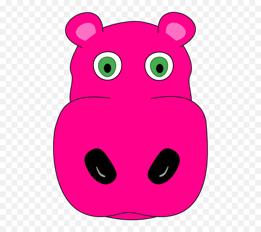 Free Hippo Face Cliparts Download Free - Clip Art Animals Face Emoji,Hippo Clipart
