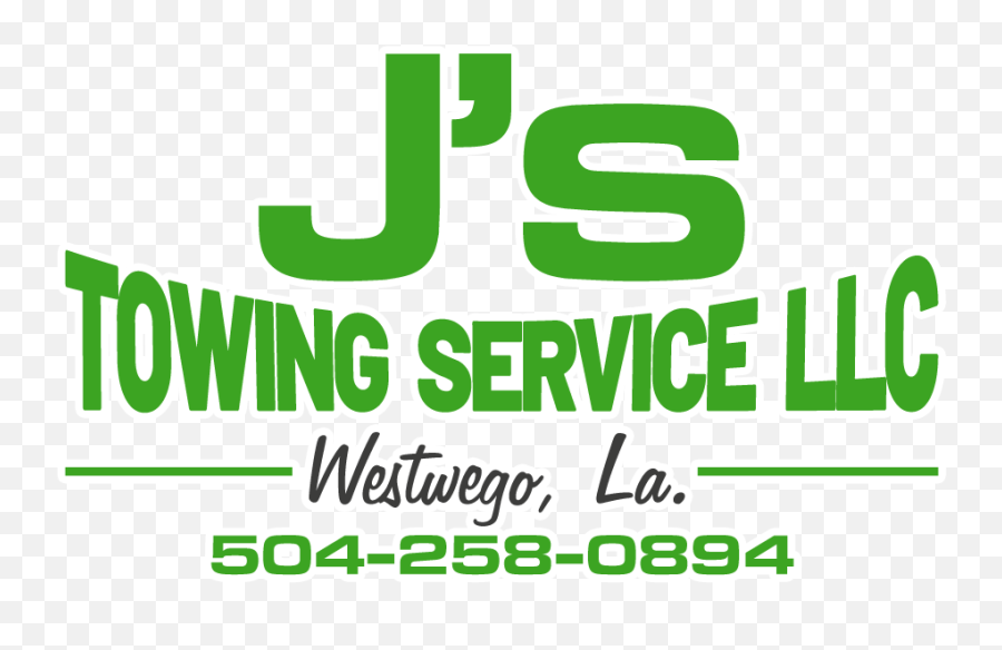 Ju0027s Towing Service Llc Towing Services In Kenner La Road Emoji,Towing Company Logo