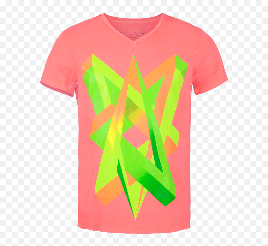Download Neon Clothes Png - Mens Neon T Shirt Full Size Emoji,Neon Triangle Png