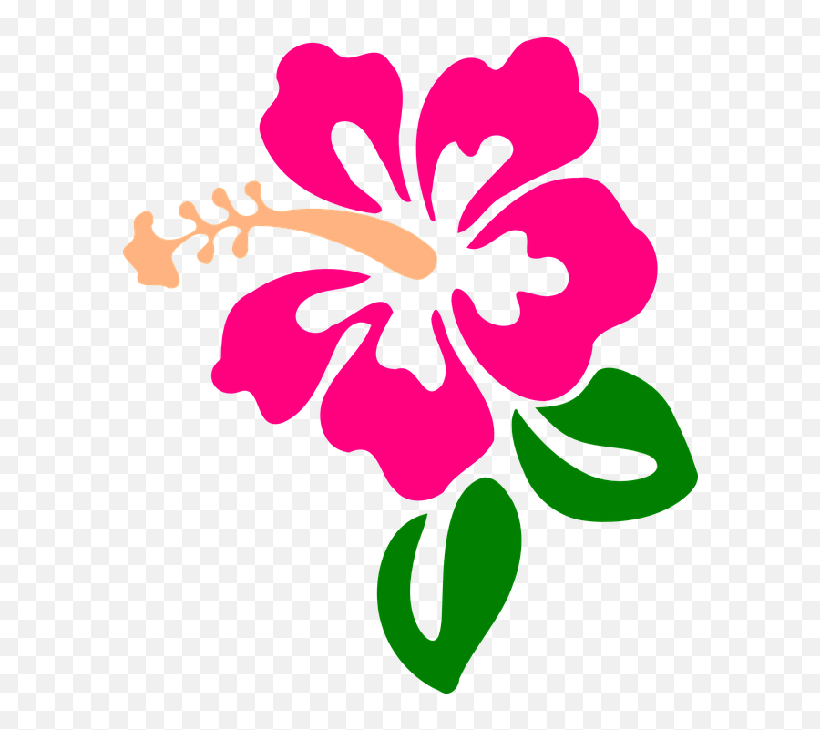 Hibiscus Clip Art - Clipart Hibiscus Flower Emoji,Moana Clipart