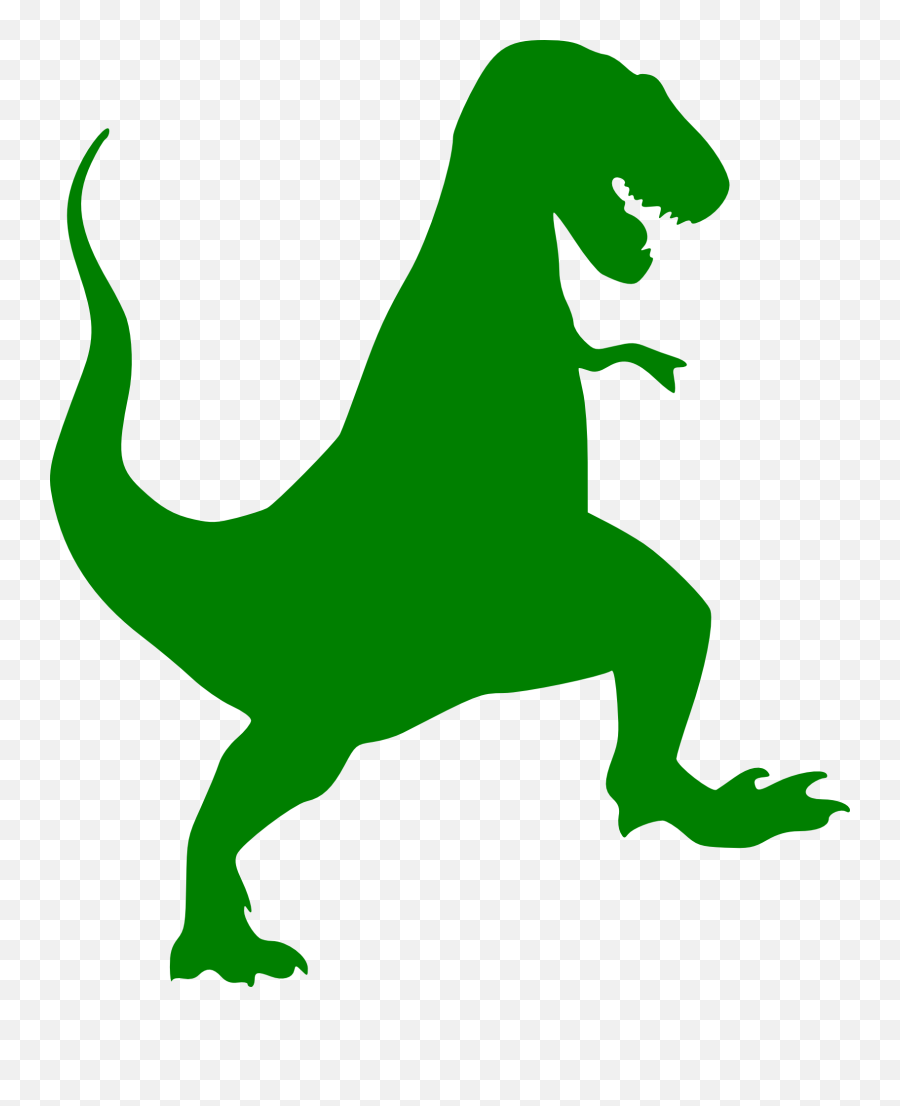 Dinosaur Silhouette - Color Dinosaur Silhouette Clipart Emoji,T Rex Clipart