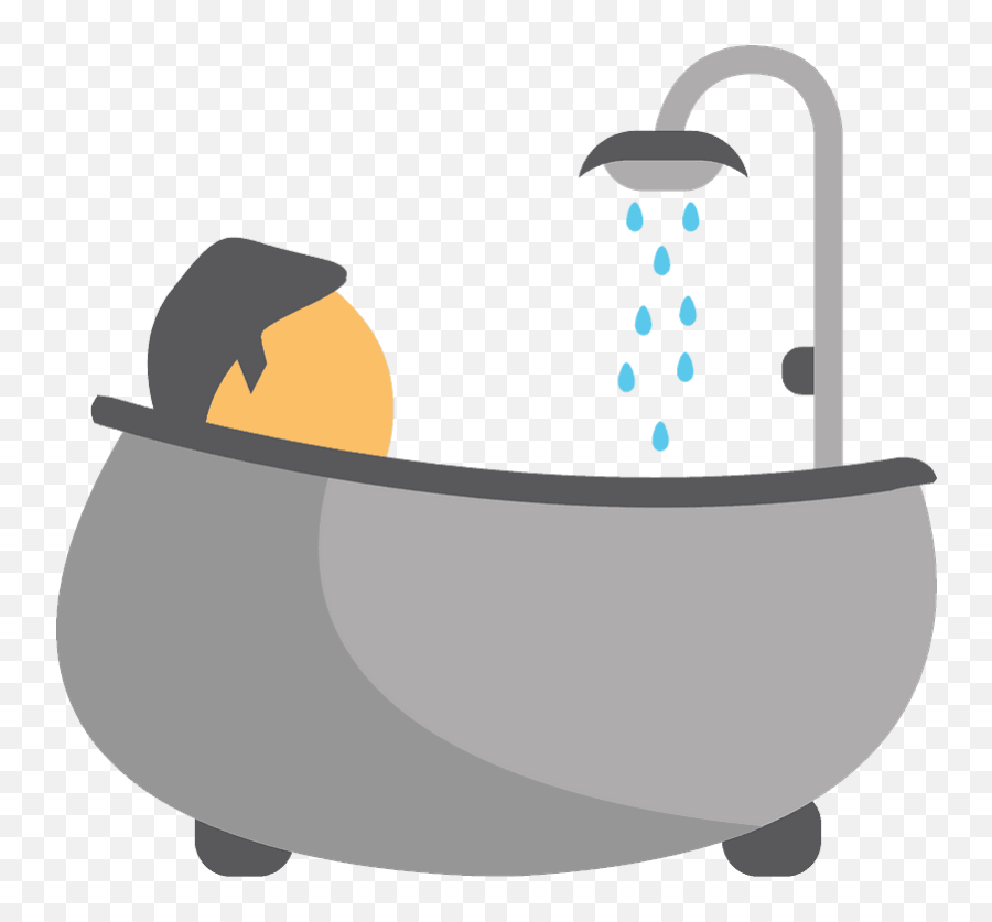 Person Taking Bath Emoji Clipart Free Download Transparent,Taking A Bath Clipart
