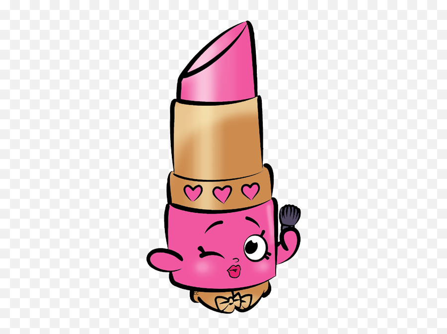 Lipstick Drawing Shopkin - Shopkins Clipart Full Size Png Shopkins Cartoon Lippy Lips Emoji,Lipstick Clipart
