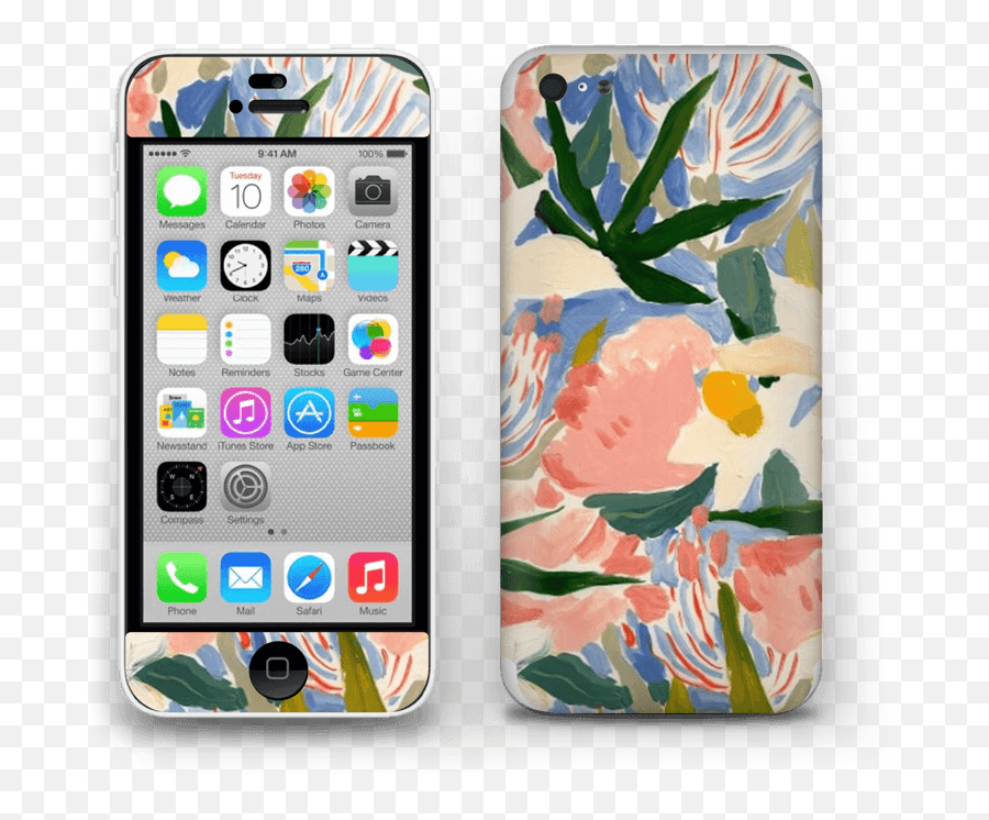 Flower Wallpaper - Iphone 5c Skin Emoji,Transparent Wallpaper Camera