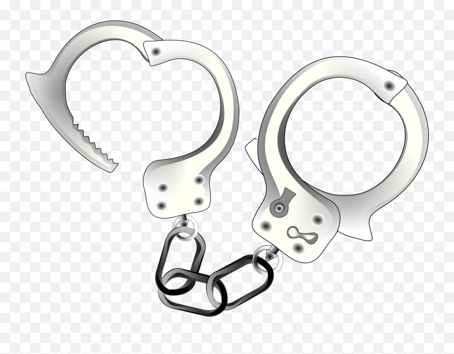 Handcuffs Police Blue Png Svg Clip Art - Clip Art Emoji,Handcuffs Clipart