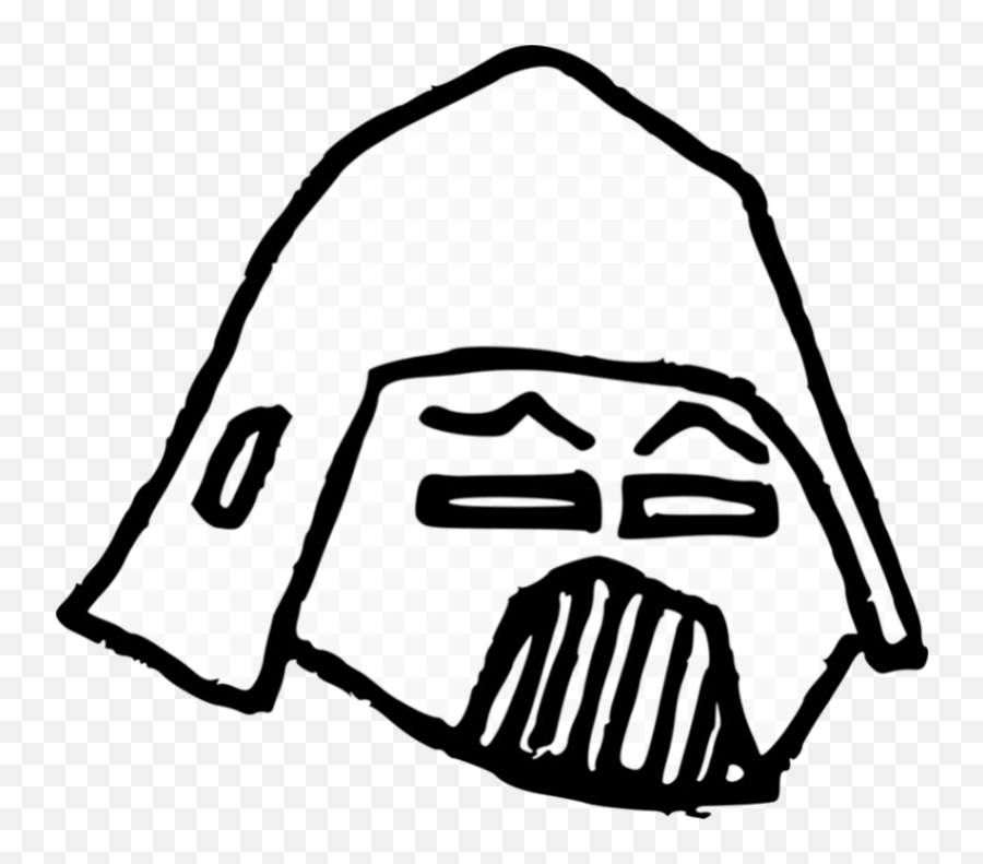 Stormtrooper Anakin Skywalker Palpatine 865715 - Png Images Stormtrooper Easy Drawing Black And White Emoji,Darth Vader Clipart