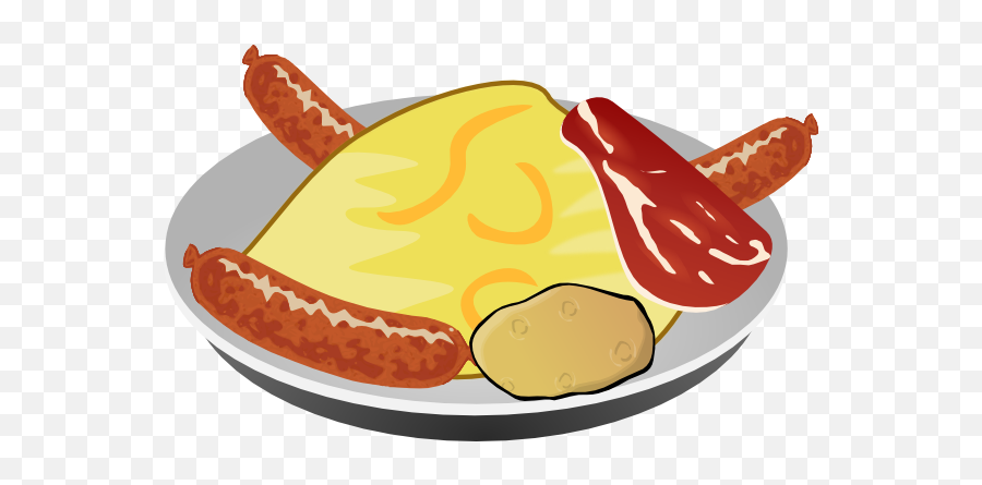 Download Breakfast Clip Art Free - Sausage Clip Art Emoji,Breakfast Clipart