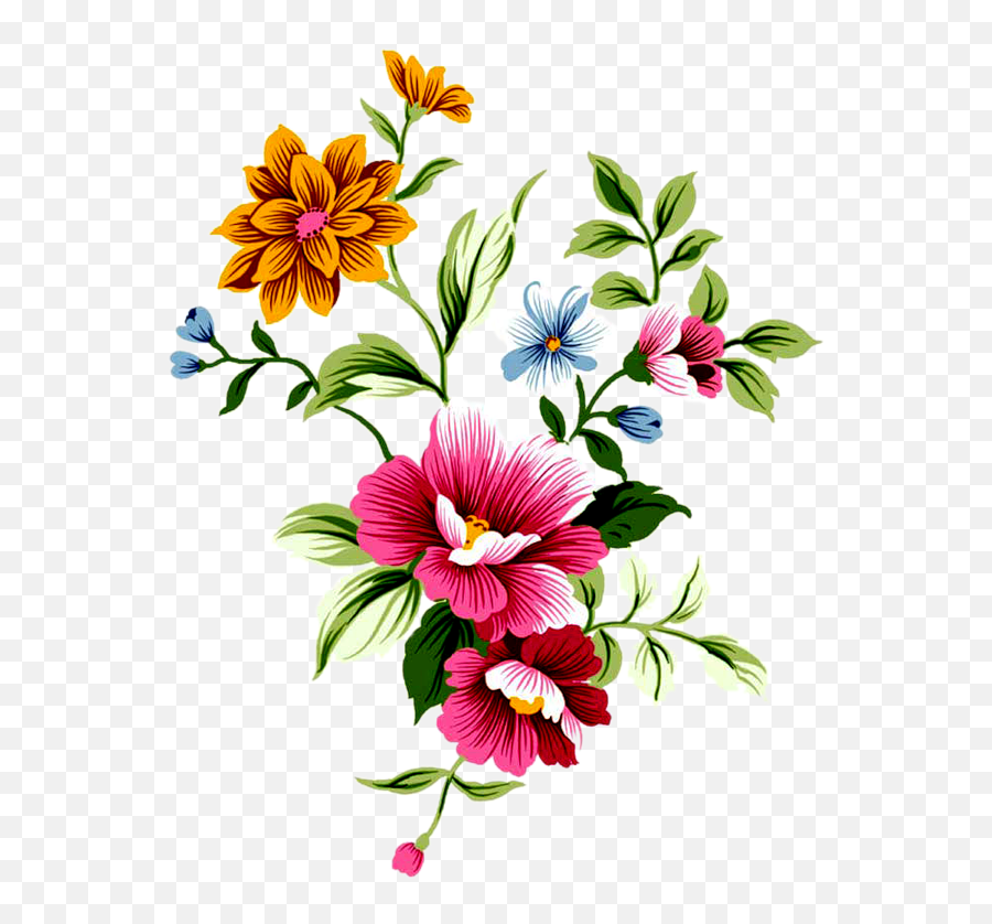 Floral Png Transparent Png Image - Flowers Transparent Background Hd Emoji,Crochet Clipart