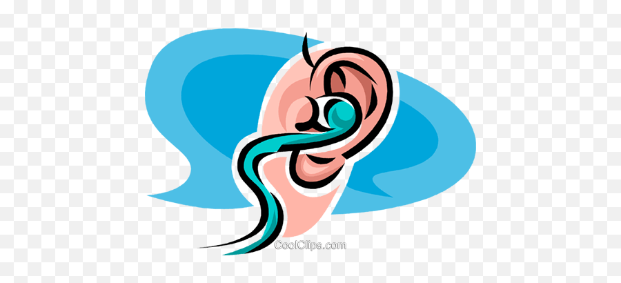 Ear With A Hearing Aid In It Royalty - Transparent Hearing Aid Vector Emoji,Ear Clipart