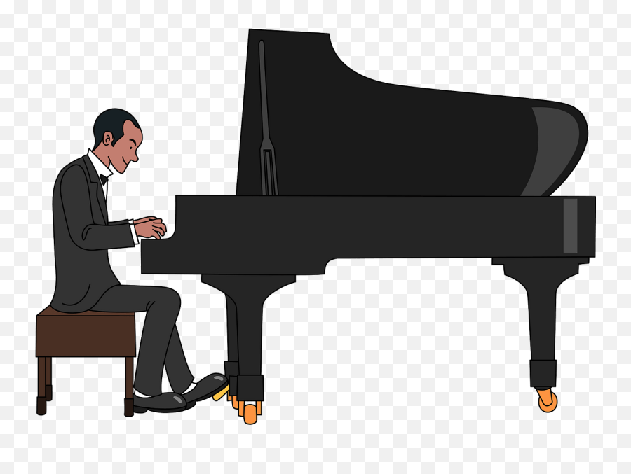 Free Clip Art - Pianist Clipart Emoji,Piano Clipart