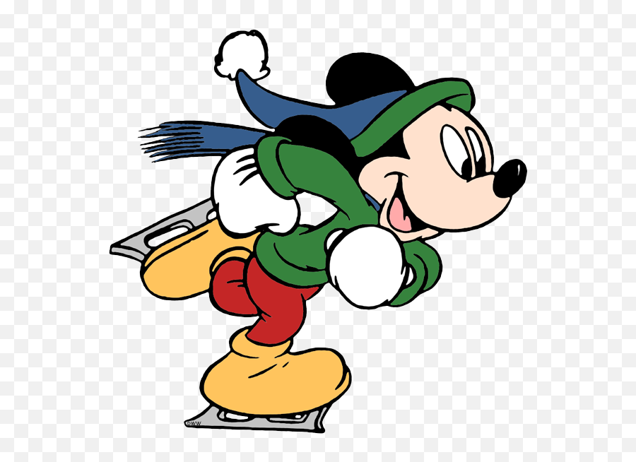 Download Hd New Skating - Mickey Mouse Transparent Png Image Mickey Mouse Skating Emoji,Mickey Mouse Transparent