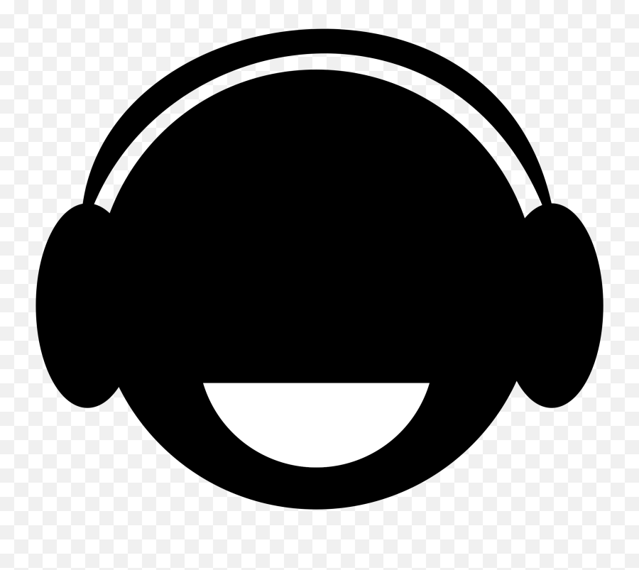 Silhouettesymbolheadphones Png Clipart - Royalty Free Svg Silhouette Listening To Music Clipart Emoji,Headphones Png