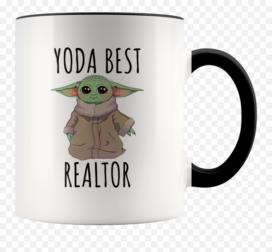 Yoda Best Realtor Mug - 44 Years Wedding Anniversary Emoji,Yoda Transparent