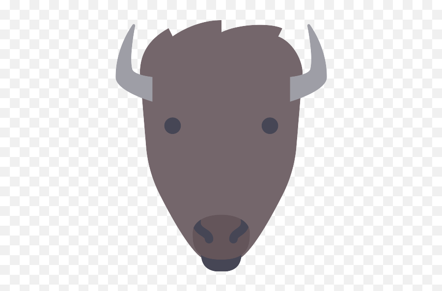 Bison Head Vector Svg Icon - Ox Emoji,Bison Png