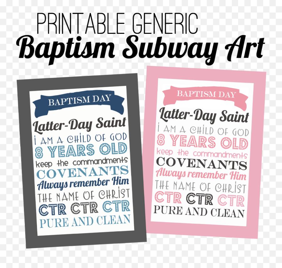 Lds Baptism Free Printable - Language Emoji,Lds Baptism Clipart