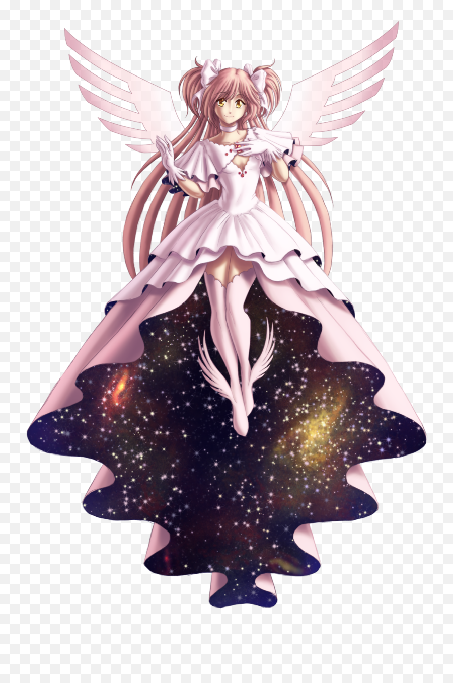 Download Anime Transparent Goddess - Madoka Magica Madoka Goddess Emoji,Anime Transparent