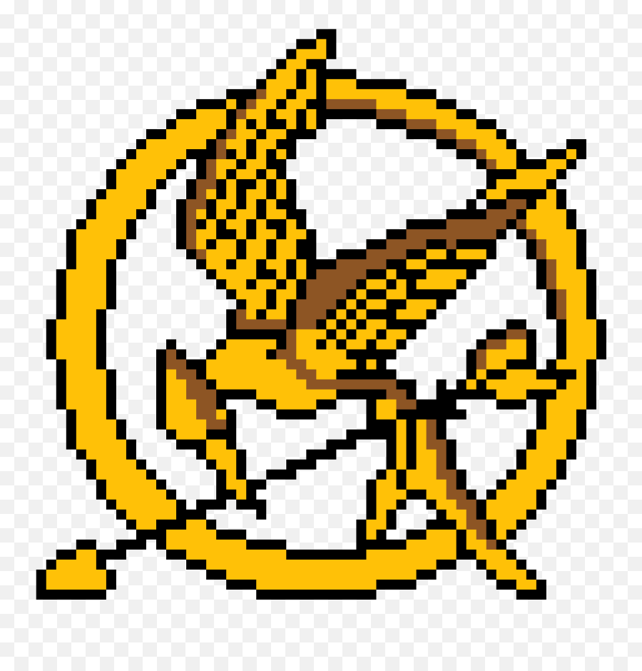 Pixilart - Gaming Minecraft Pixel Art Emoji,Hunger Games Logo